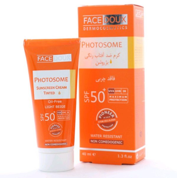 کرم ضد آفتاب رنگی SPF50 فیس دوکس